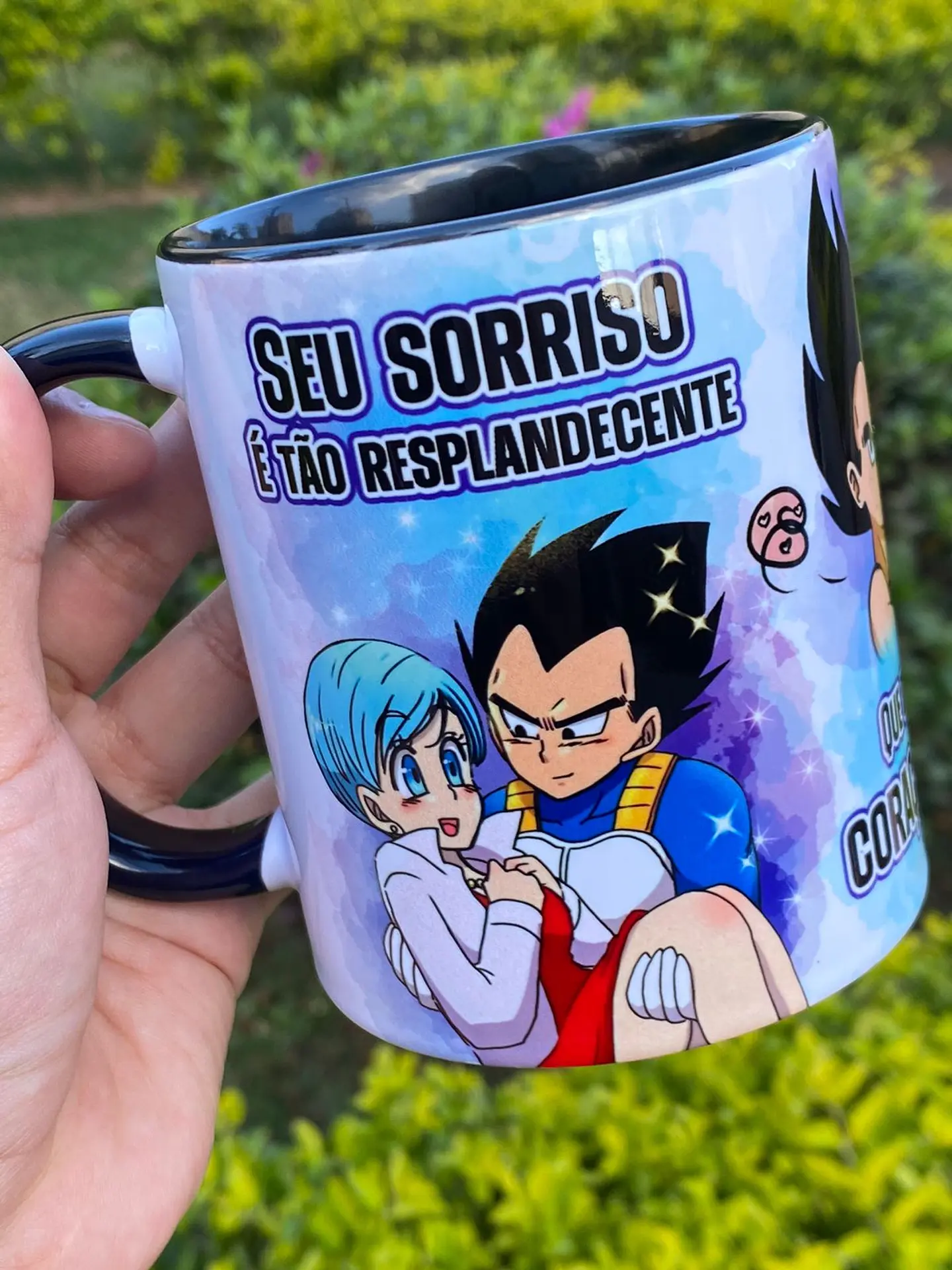 Arquivo Caneca Bulma e Vegeta - Seu Sorriso é tão Resplandescente... 4