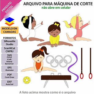 Arquivo Topo de Bolo Ginástica - EM CAMADAS