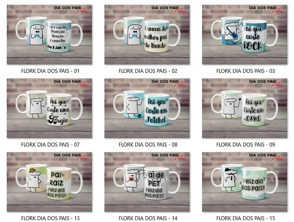Arquivo Caneca Dia dos Pais Flork 1