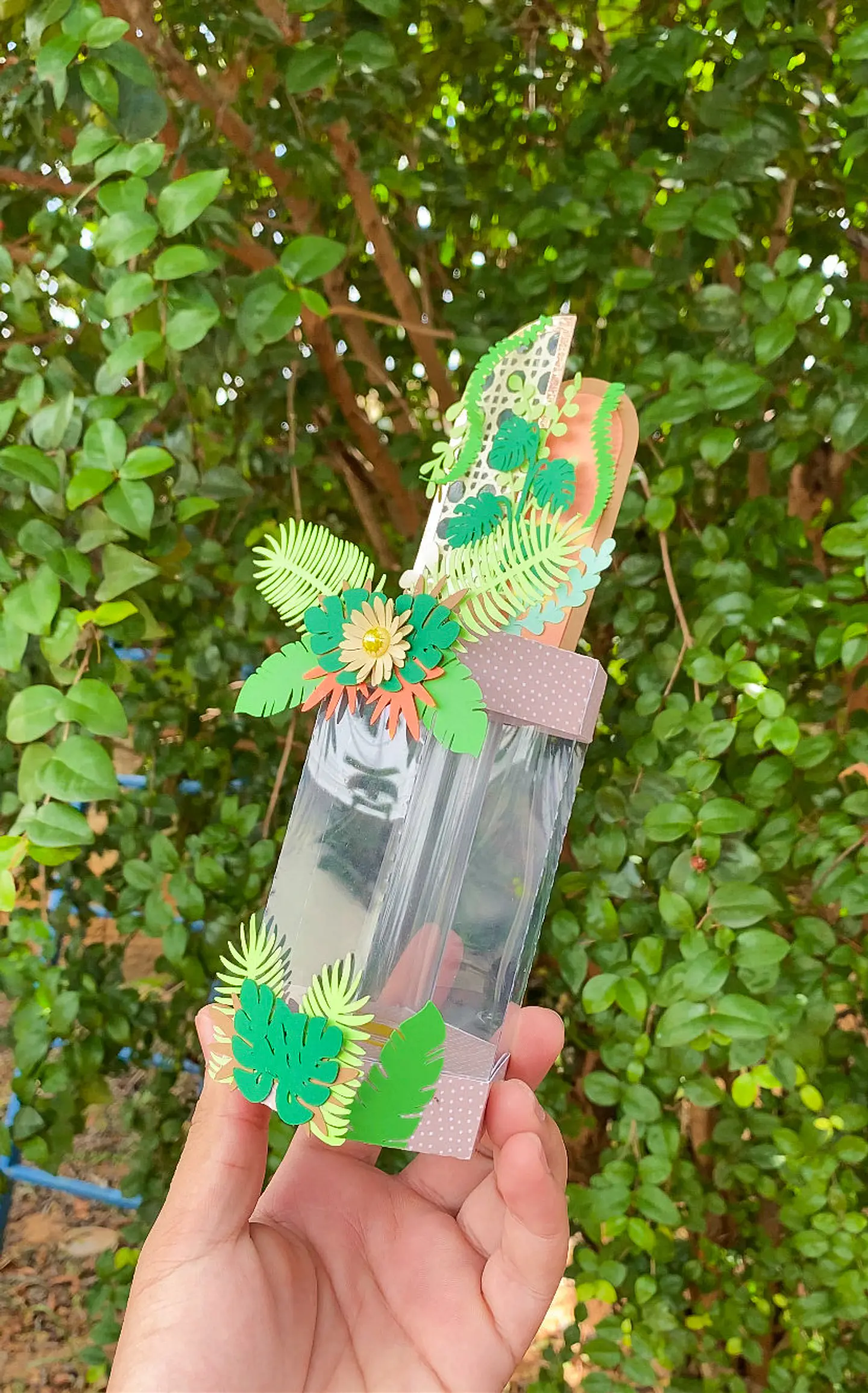 Arquivo Caixa Sextavada Acetato Porta Tubete -SOMENTE MOLDE 1