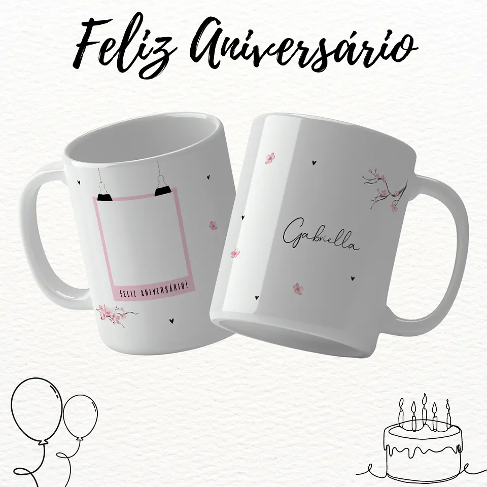 Arquivo Caneca Aniversário - Gabriela 9