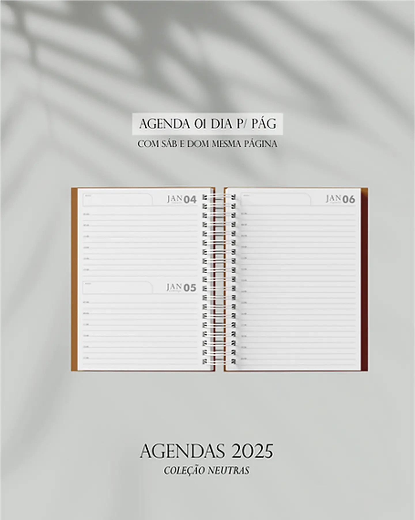 Arquivo Encadernação Combo Neutros 2025 - G19 12