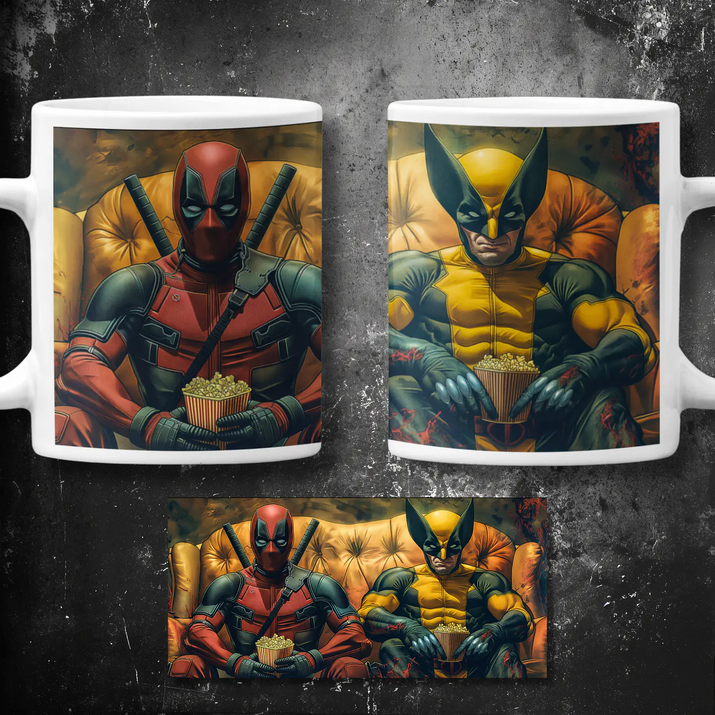 Arquivo Pack Canecas DeadPool e Wolverine - Ilustracin 3