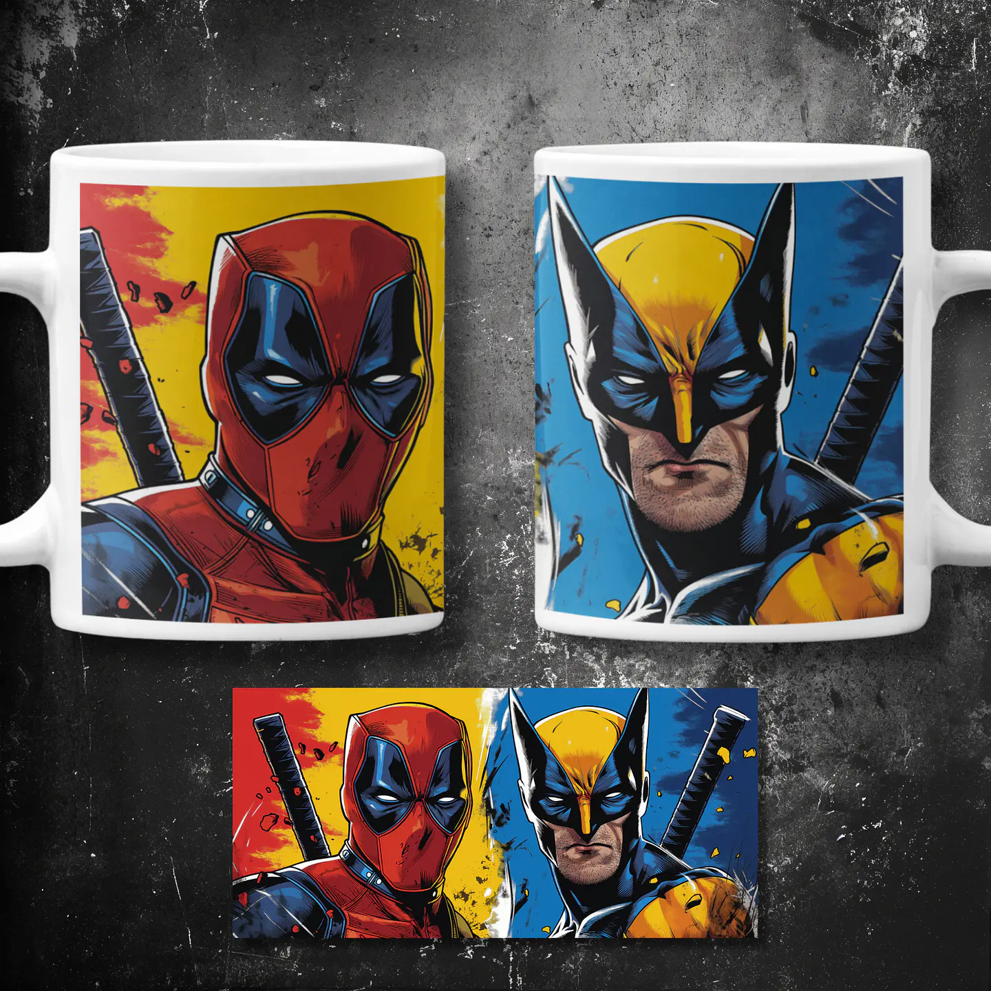 Arquivo Pack Canecas DeadPool e Wolverine - Ilustracin 5