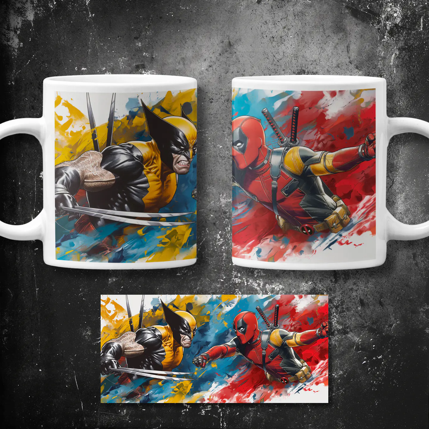Arquivo Pack Canecas DeadPool e Wolverine - Ilustracin 6