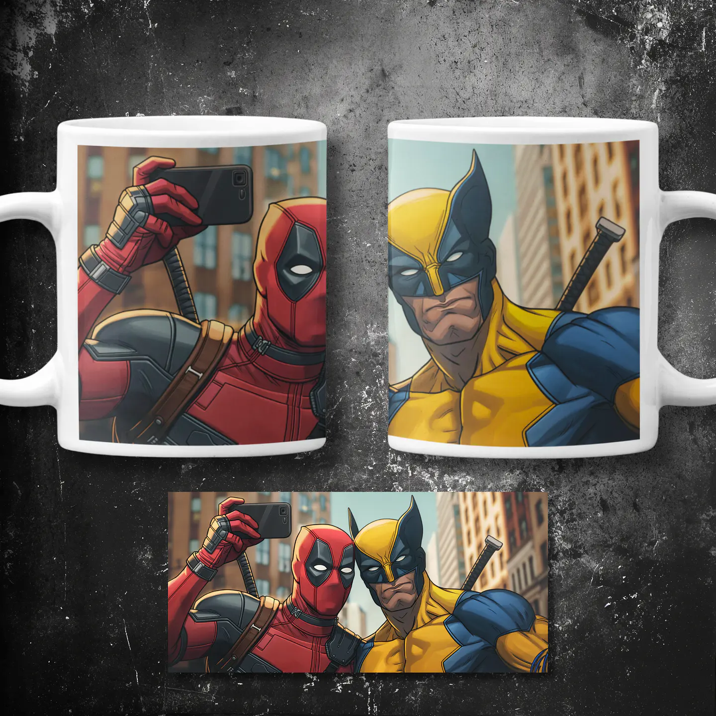 Arquivo Pack Canecas DeadPool e Wolverine - Ilustracin 12
