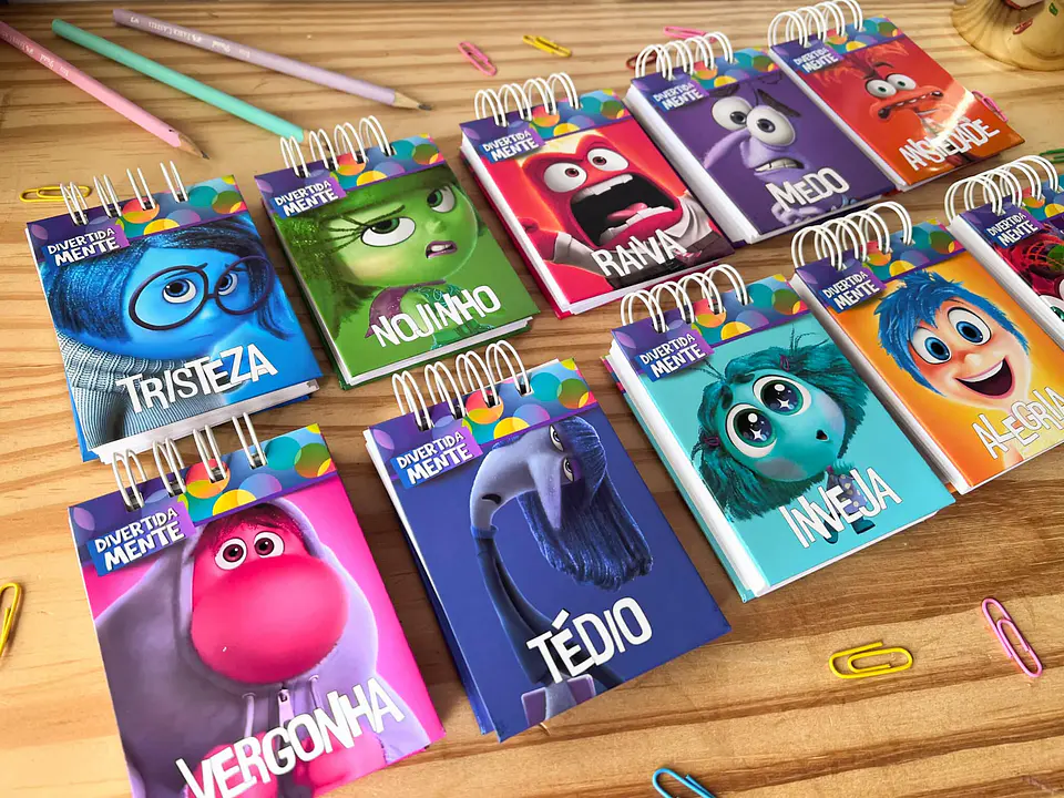 Arquivo Bloquinho A7 Divertidamente 2