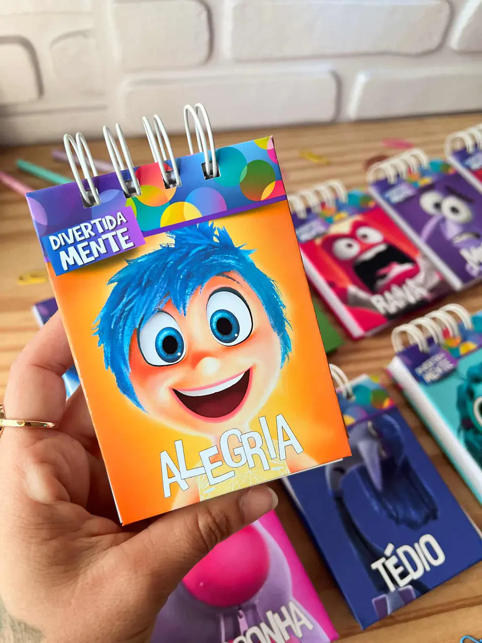 Arquivo Bloquinho A7 Divertidamente 7