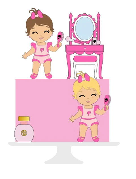 Arquivo de Corte Topo Barbie Baby