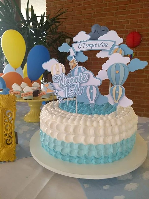 Arquivo de Corte Topo O tempo Voa - Balão