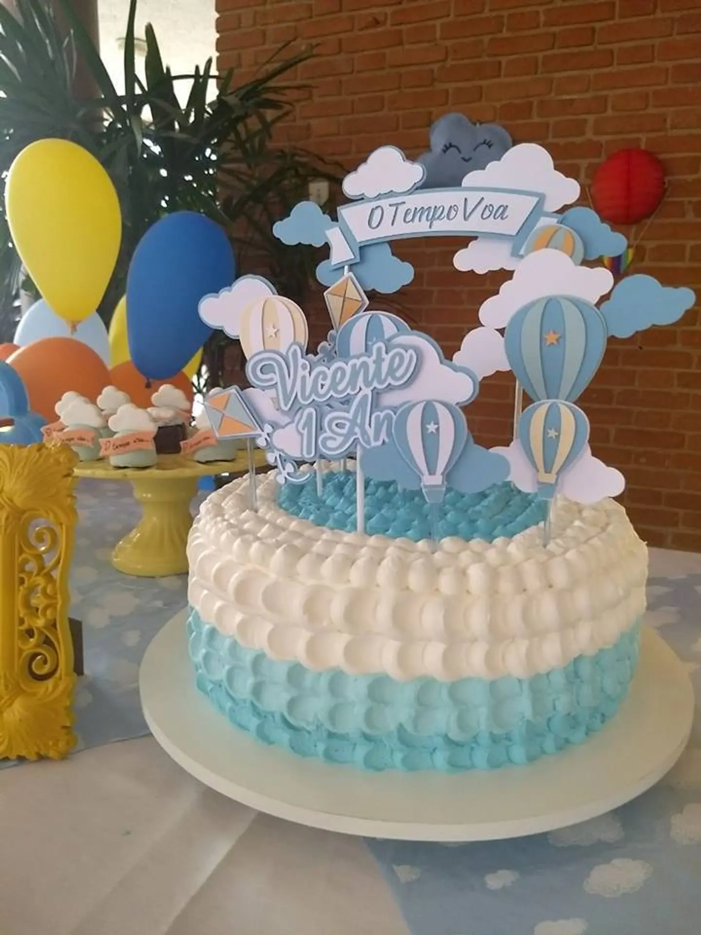 Arquivo de Corte Topo O tempo Voa - Balão 1