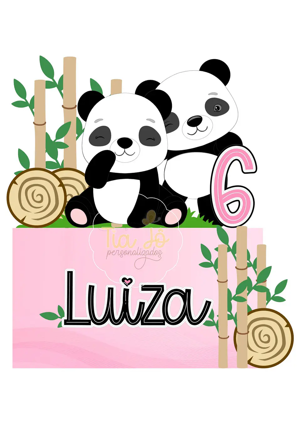 Arquivo de Corte Topo Panda 1
