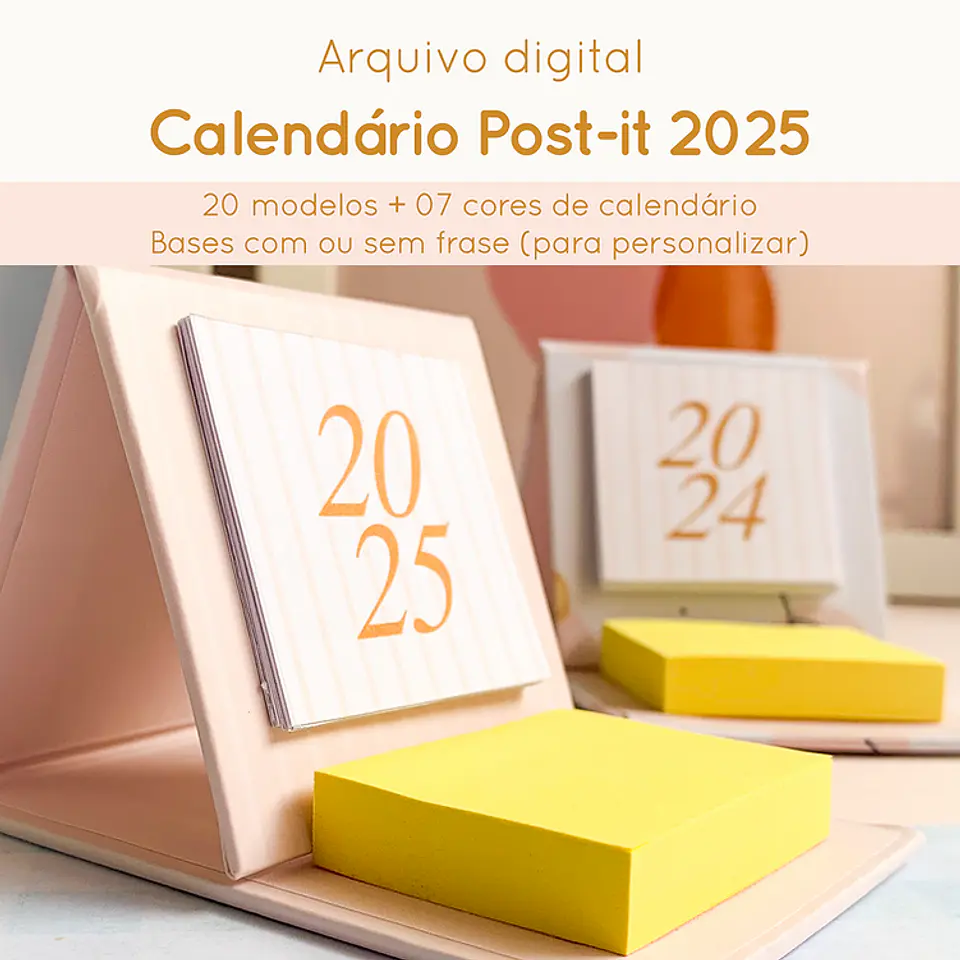 Arquivo Calendário Post-it 2025 - sorriso 1