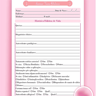 Arquivo Anamnese Toxina Botulínica Botox - THA