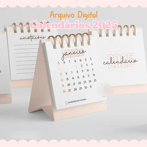 Arquivo Calendário 2025 Elegante - VE