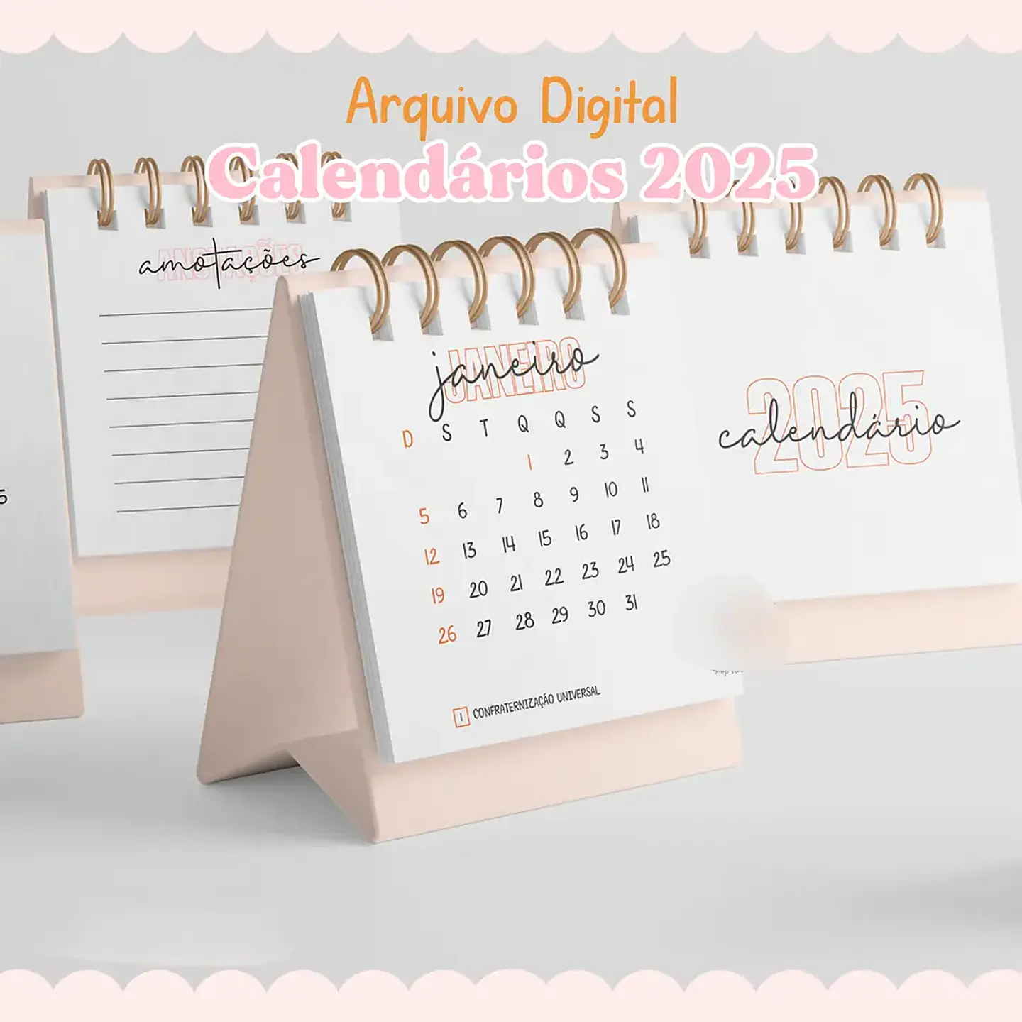 Arquivo Calendário 2025 Elegante - VE 1