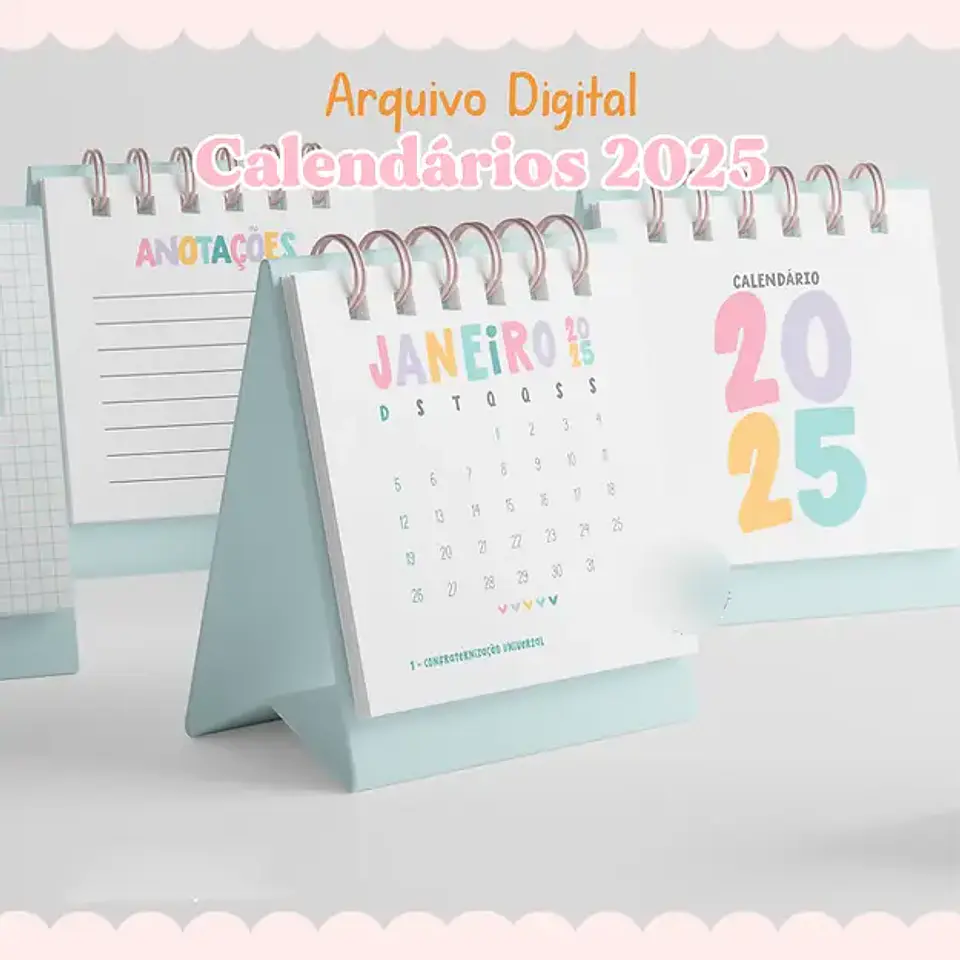 Arquivo Calendário 2025 Colors - VE 1