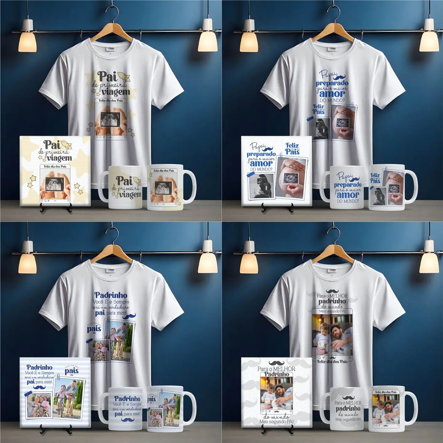 Arquivo Combo Sublimação Dia dos Pais Com fotos 1