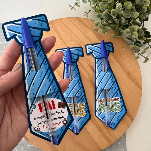 Arquivo Card Gravata Caneta Dia dos Pais