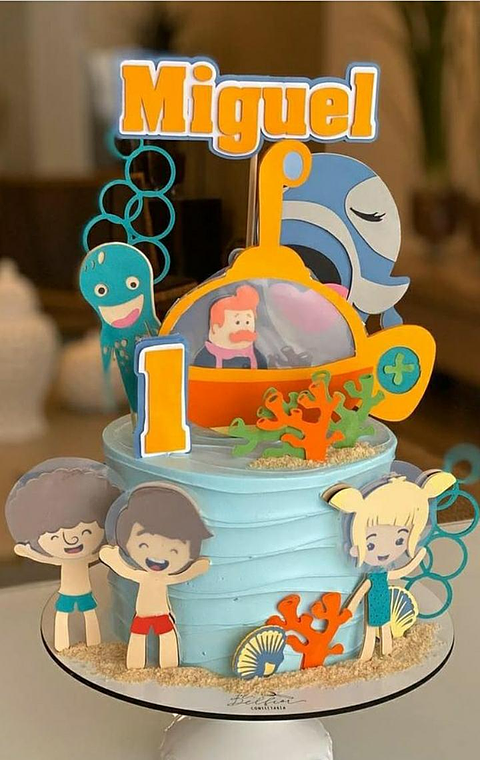 Arquivo de Corte Topo Mundo Bita Fundo do Mar