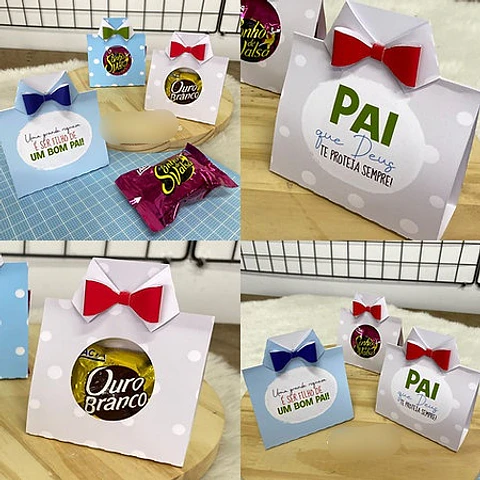 Arquivo Dia dos Pais Porta Bombom Camisa 