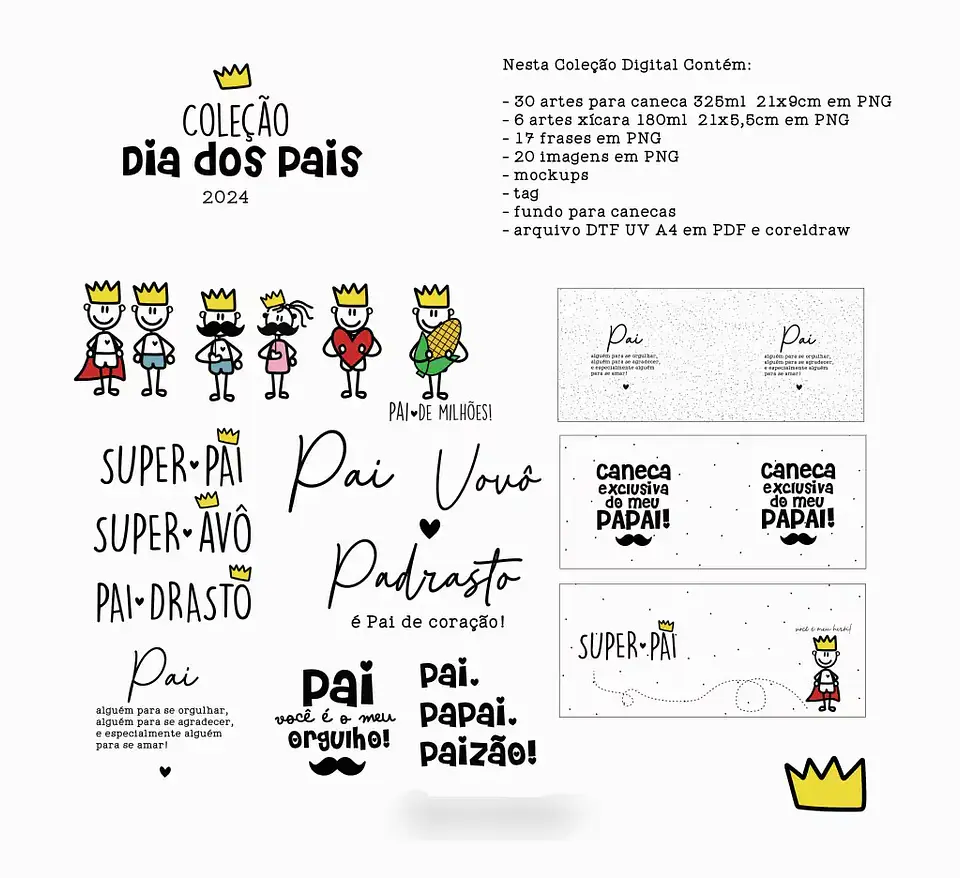 Arquivo Cenecas Coleção Dia dos Pais - BÁSICA 1