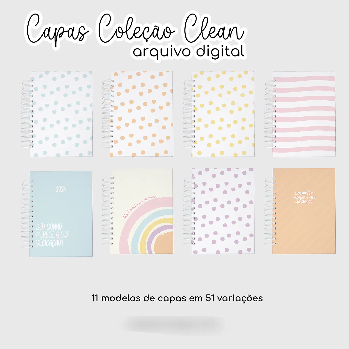 Arquivo Combo Encadernação Capas Clean - GE 7