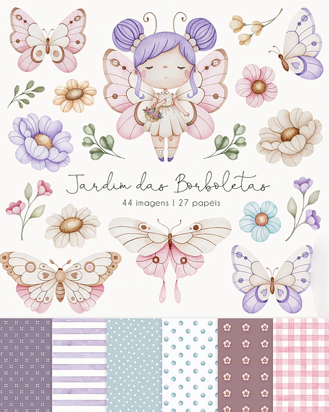 Kit Digital Jardim das Borboletas - NI