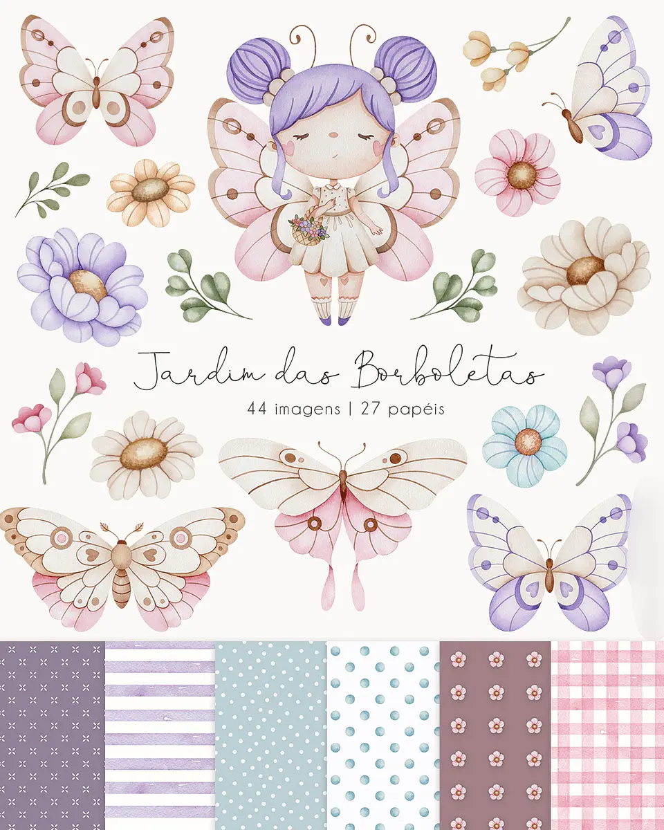 Kit Digital Jardim das Borboletas - NI 1