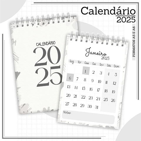 Arquivo Calendário 2025 Masculino A5 e A6 - lina