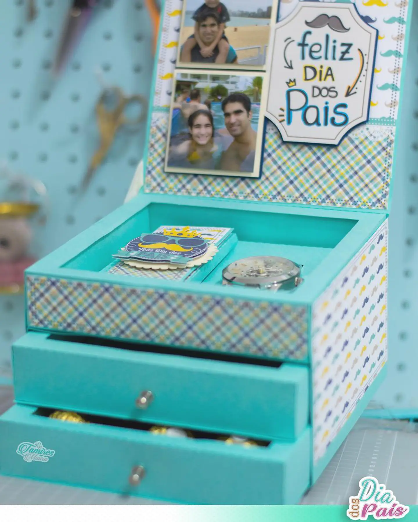 Arquivo de Corte Caixa Gaveta Dia dos Pais 1