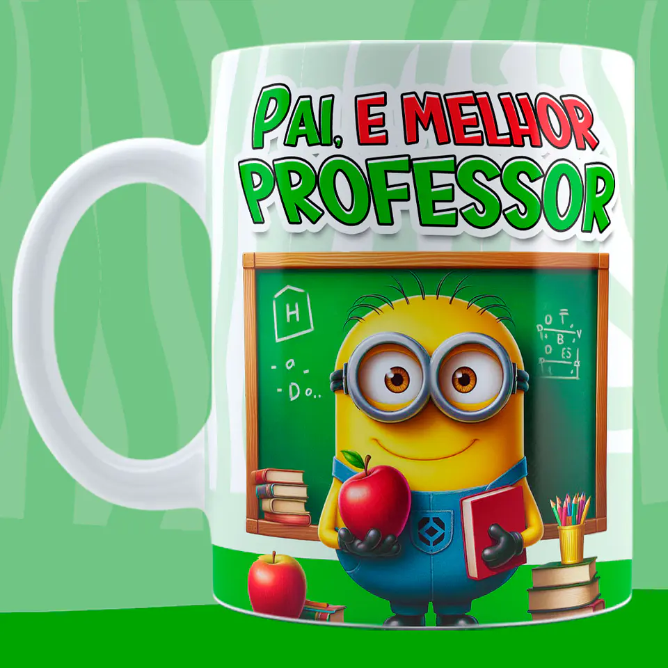 Arquivo Caneca Dia dos Pais Minnions Profissões 6