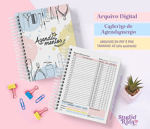 Arquivo Caderno de Agendamento Manicure