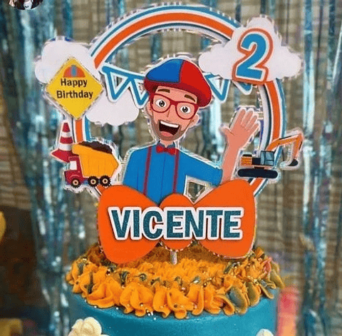 Arquivo Topo de Bolo Blippi