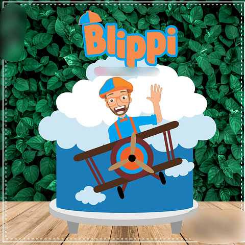 Arquivo Topo de Bolo Blippi