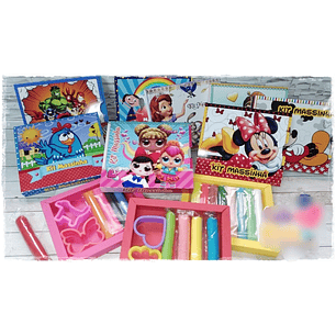 Arquivo De Corte Kit Massinha  Diversos Personagens