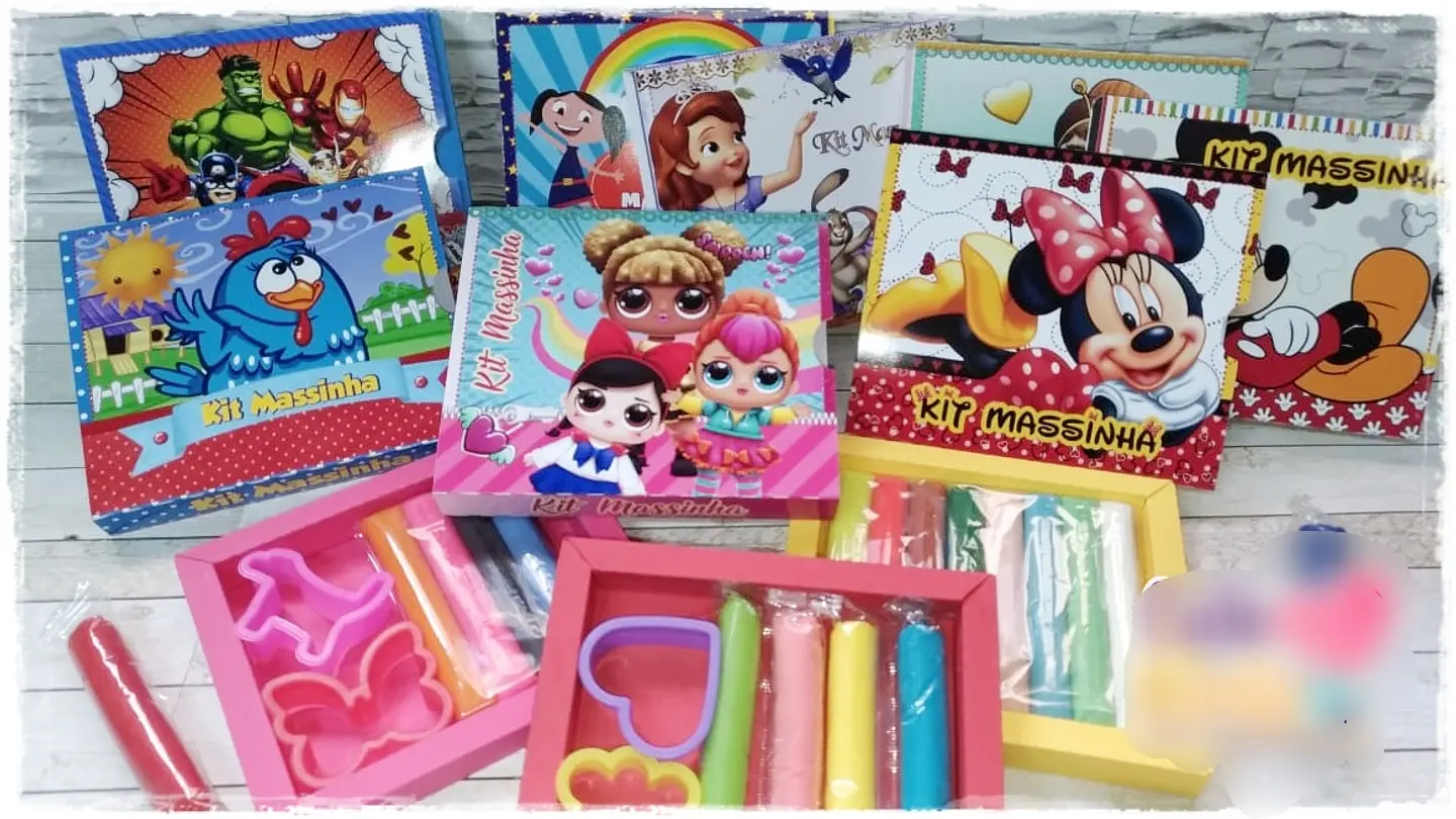 Arquivo De Corte Kit Massinha  Diversos Personagens 1