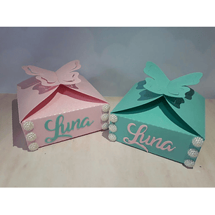 Arquivo de Corte Caixa Borboleta - SOMENTE MOLDE