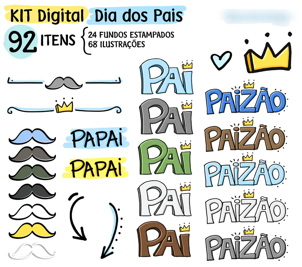 Kit Digital Dia dos Pais 2019 - PANDOCA 1