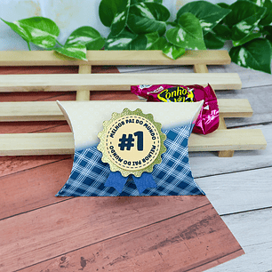 Arquivo Dia dos Pais Caixa Travesseiro Porta Bombom - CHUVINHA