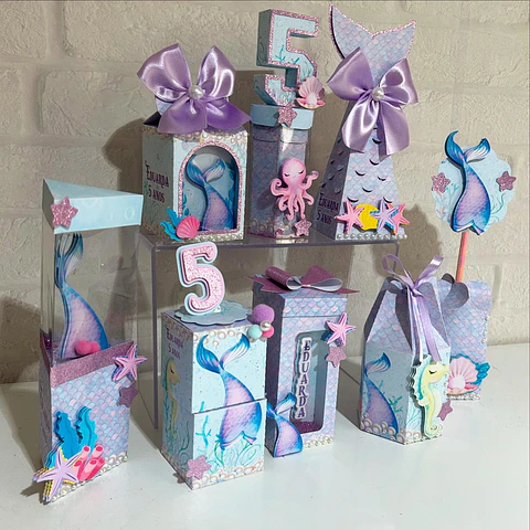 Arquivo de Corte Sereia Aquarela