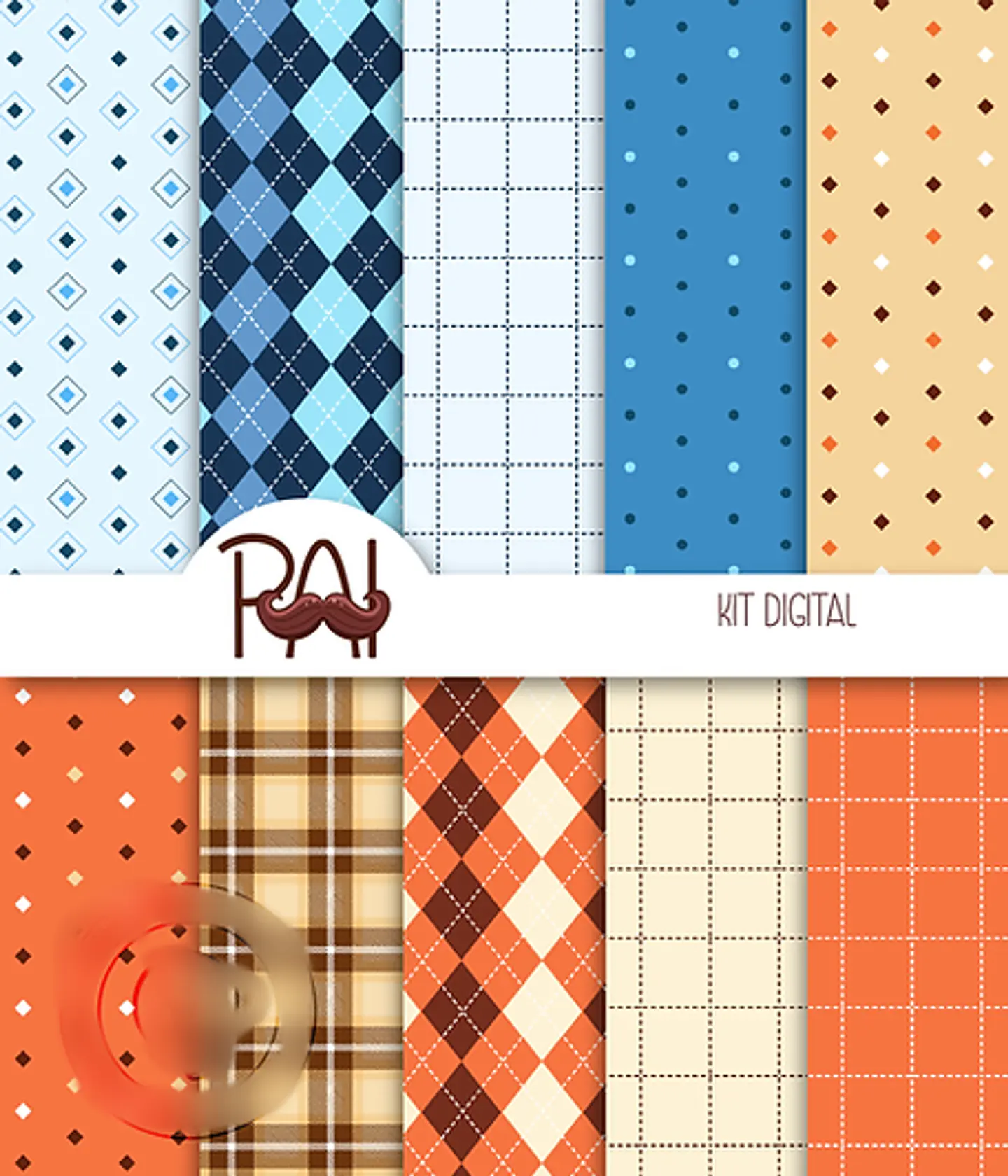 Kit Digital Dia dos Pais Aquarela - Lily 4