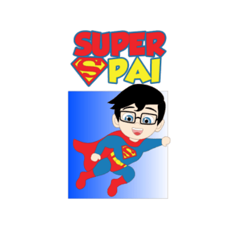 Arquivo Topo de Bolo Dia dos Pais Super Pai - EM CAMADAS