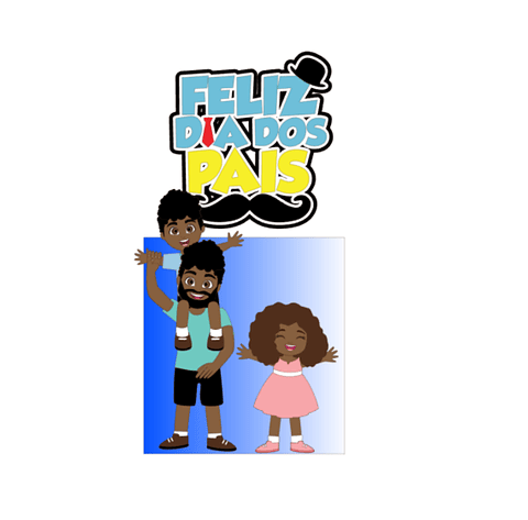 Arquivo Topo de Bolo Dia dos Pais e Filhos- EM CAMADAS