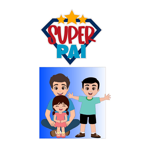 Arquivo Topo de Bolo Dia dos Pais  Super Pai - EM CAMADAS