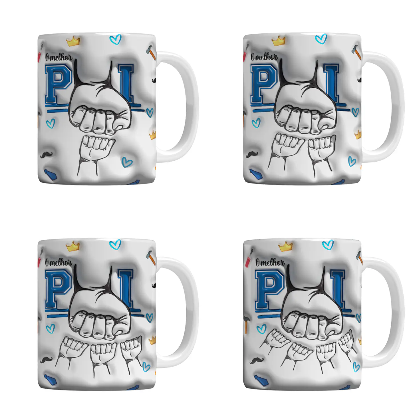 Arquivo Caneca Dia dos Pais Inflável Mãos  1