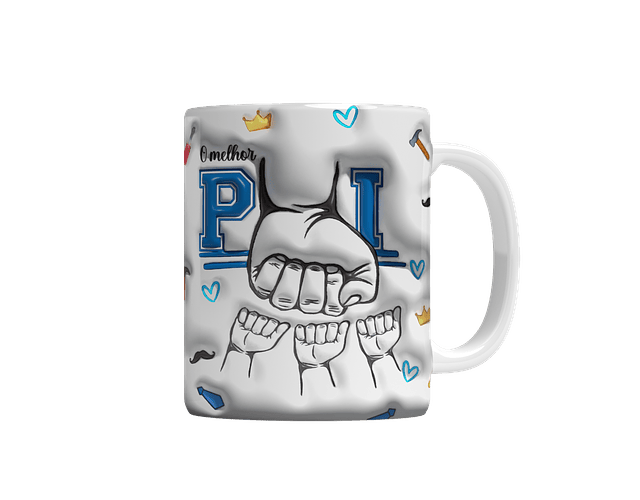 Arquivo Caneca Dia dos Pais Inflável Mãos 