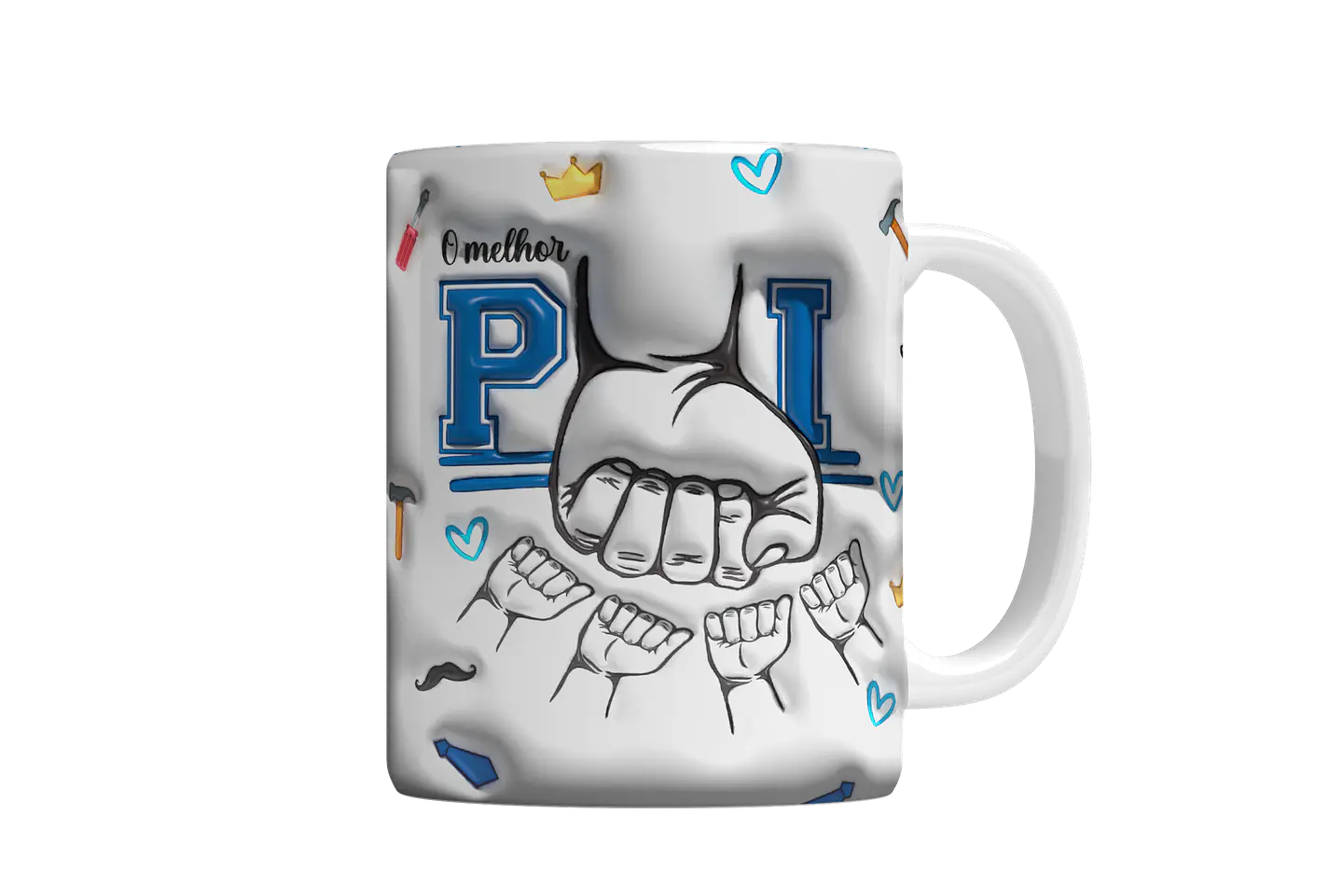Arquivo Caneca Dia dos Pais Inflável Mãos  5