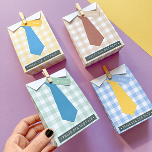 Arquivo Dia dos Pais Caixinha Gravata