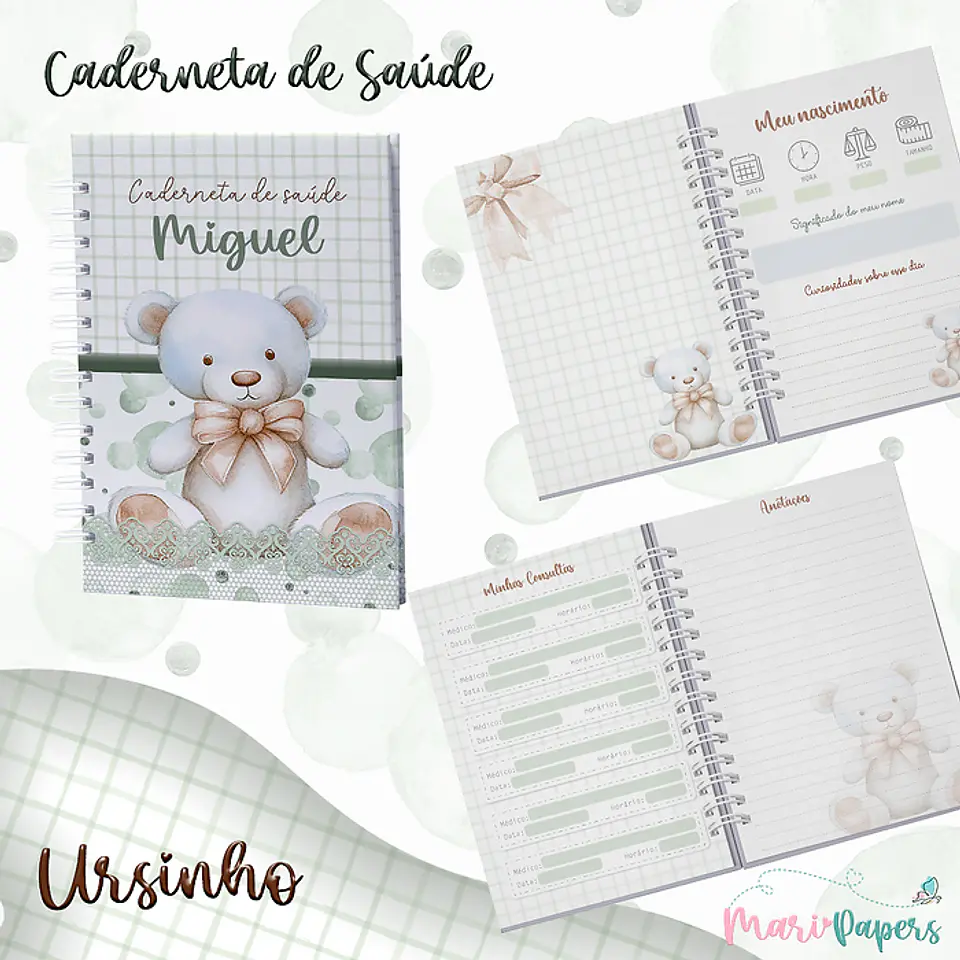 Arquivo Combo Encadernação Baby - 15 temas - mary 7